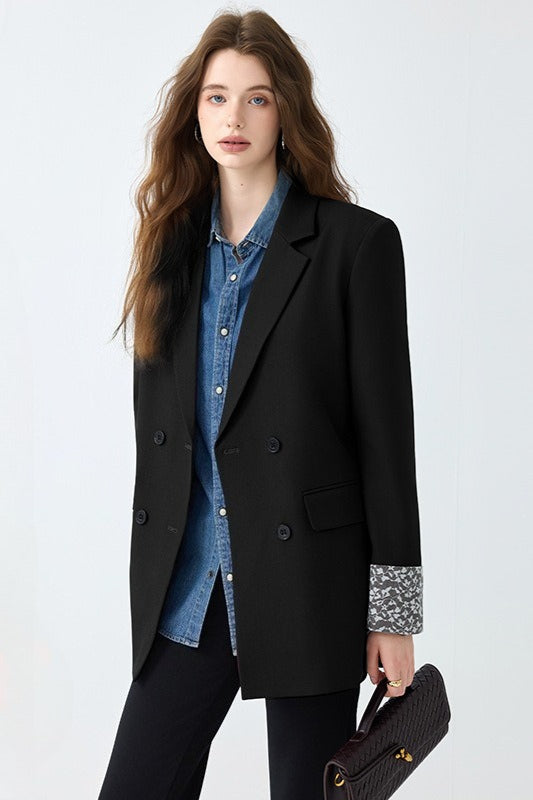Loose Fit Long Sleeve Blazer