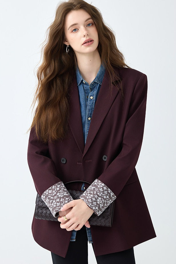 Loose Fit Long Sleeve Blazer